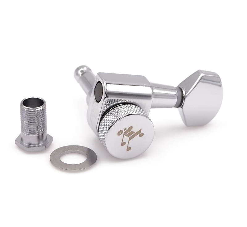 Genuine Tone Ninja 2-pin locking tuners 20:1, Chrome, 3x3 Genuine Tone Ninja 2-pin locking tuners 20:1, Chrome, 3x3