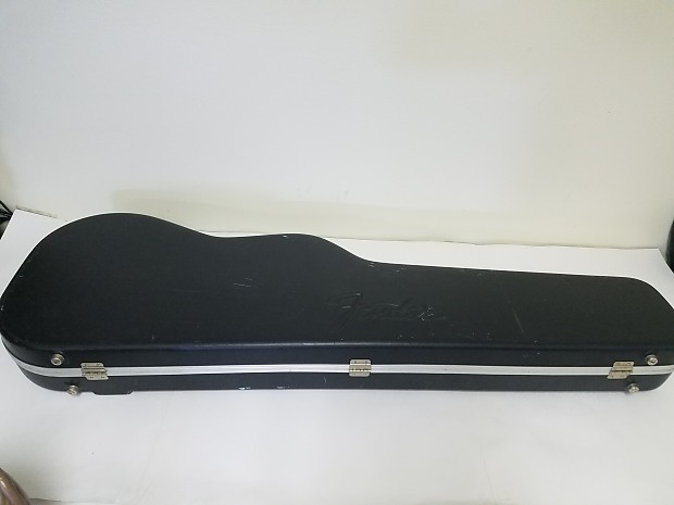 Fender Chainsaw Harshell Electric Bass Guitar Case Black Molded Jazz Precision P J Case Discontinued