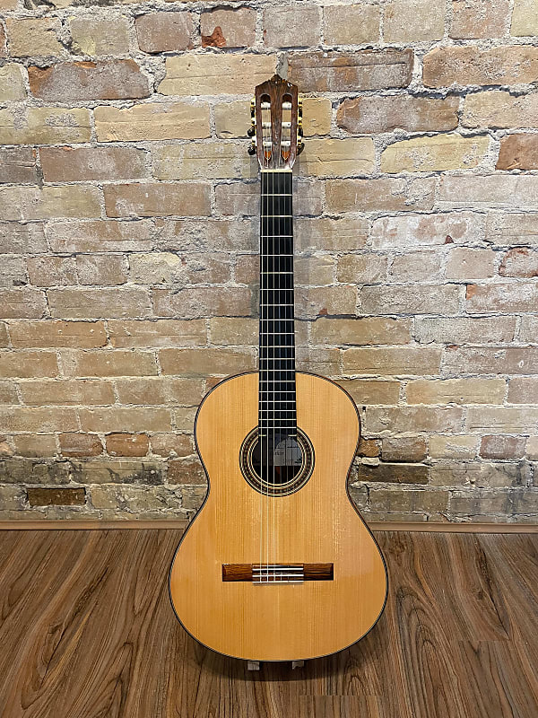 2009 Darren Hippner Nylon String Negra Flamenco Guitar with Spruce Top and Rosewood Back image 1