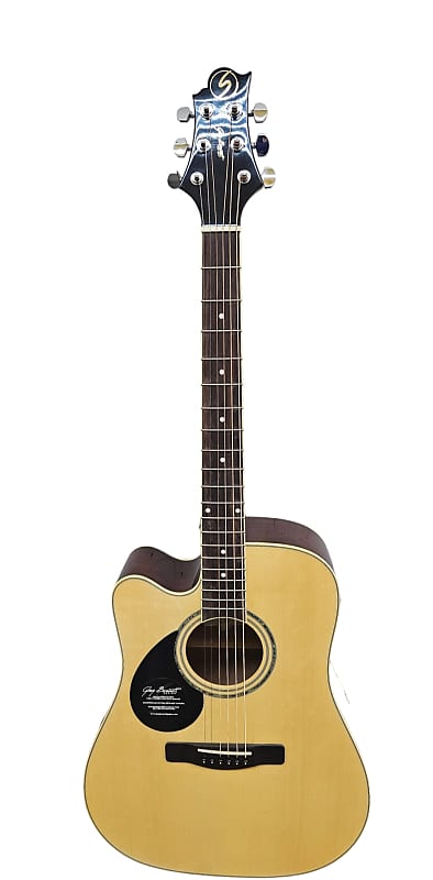 Samick Greg Bennett G-Series GD-100SCE LH/N Acoustic/Electric Guitar Natural Glossy (LEFT HANDED) - Natural Glossy image 1