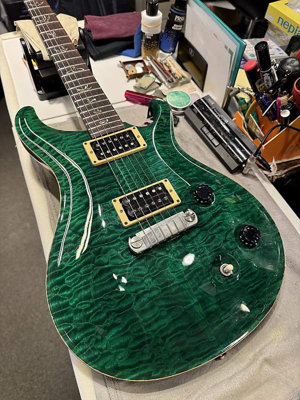 Paul Reed Smith (PRS) 2008 Custom 22 10Top Quilt Emerald Green Wide Fat  Neck [SN 132861] [12/18]