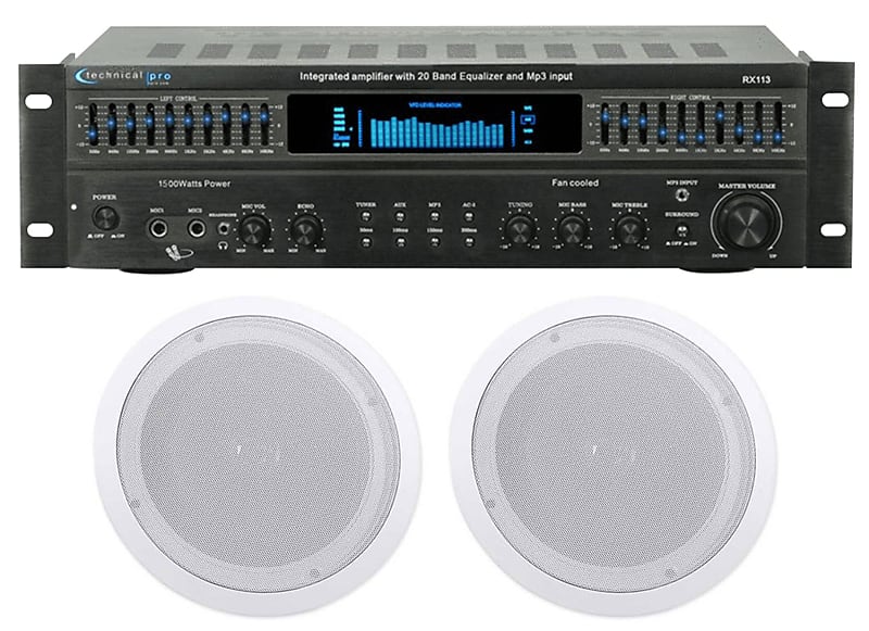 Technical Pro RX113 1500w Home Theater Amplifier Receiver | Reverb