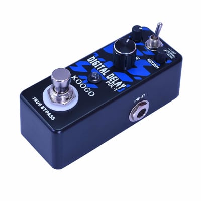 Koogo Digital Delay Effect Pedal for Guitar or Bass Echo with 3 Modes Clear Normal Reverse image 2