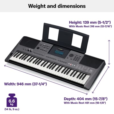 Yamaha PSR-E443 61-Key Portable Keyboard | Reverb Australia