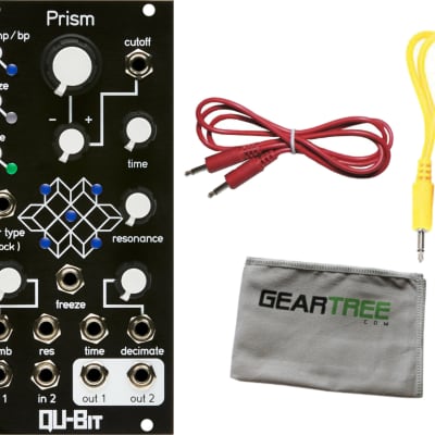 Qu-Bit Prism Multi-Dimensional Signal Processor Eurorack Synth Module w/ Cloth and 2 Cables image 1