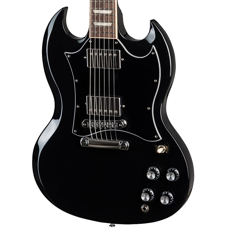 Gibson SG Standard Electric Guitar - Ebony image 1