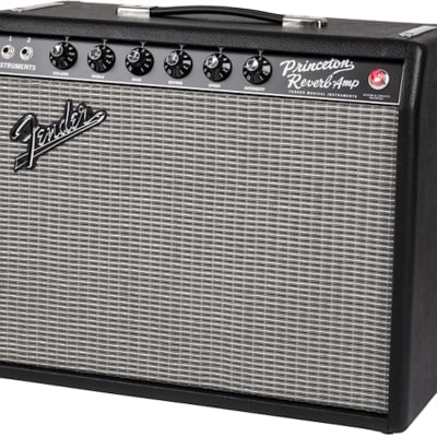Fender '65 Princeton Reverb 1x10" 12-watt Tube Combo Amp w/Footswitch, Cover image 1