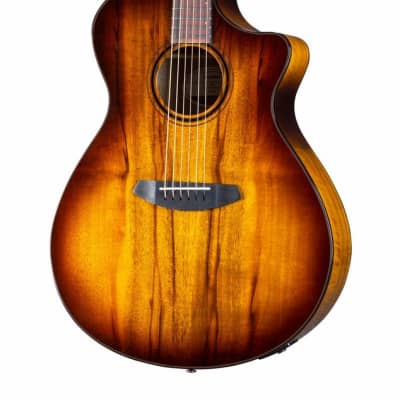 Breedlove Pursuit Exotic S Tiger's Eye Concerto Acoustic Guitar-SN3621 image 2