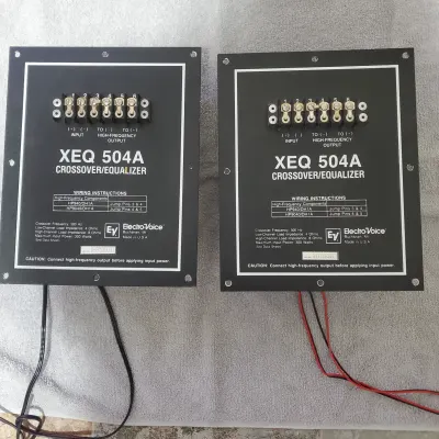 Electro Voice XEQ 504A CROSSOVER/EQUALIZER 90's Black | Reverb