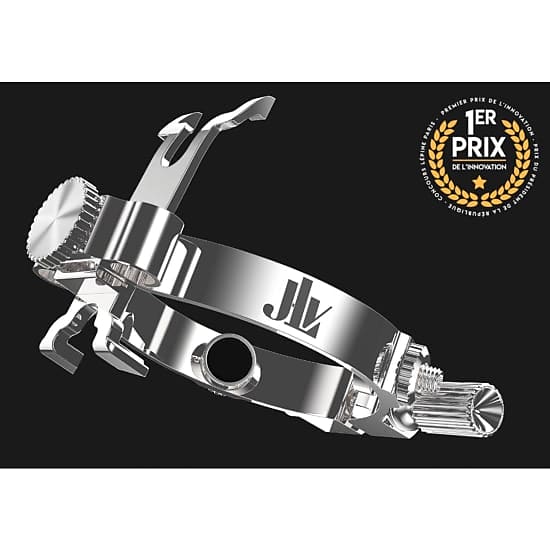 JLV SOUND Ligature JLV plaquée Argent pour saxophone Reverb