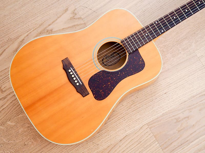 1978 Guild G37-BL Vintage Maple Dreadnought Acoustic Guitar w