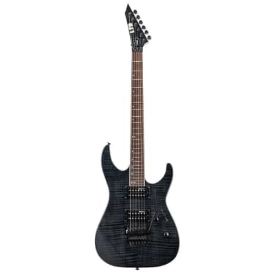 ESP LTD M-200FM Electric Guitar (See Thru Black) image 1