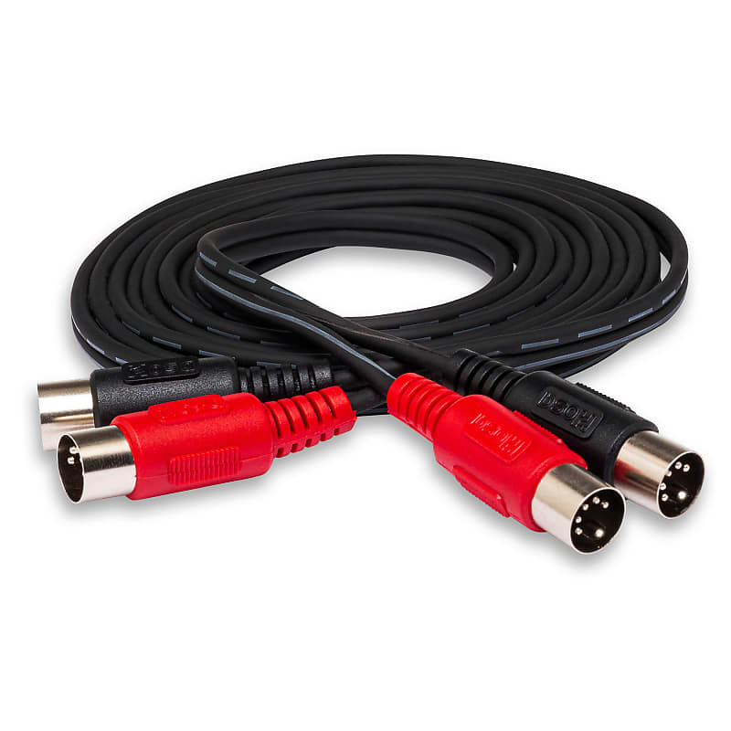 Hosa MID-203 Dual MIDI Cable 3m (9.9 ft) image 1