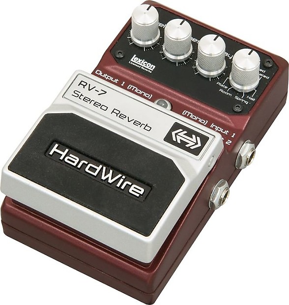 DigiTech Hardwire Series RV-7 Reverb Guitar Effects Pedal Bundle w/ Power  Supply!