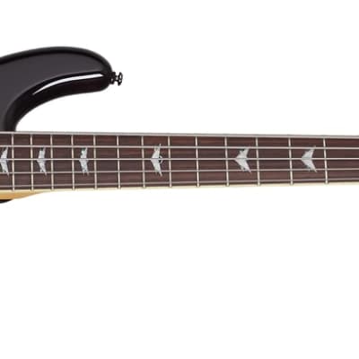 Schecter Stiletto Extreme-5 See-Thru Black (STBLK) Electric Bass Guitar B-Stock image 1