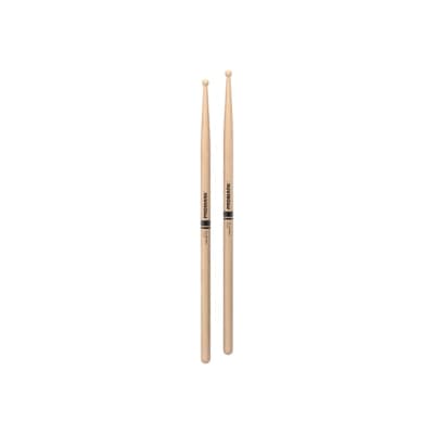5 PACK Promark Finesse 5A Maple Drumstick, Small Round Wood Tip, RBM565RW image 4