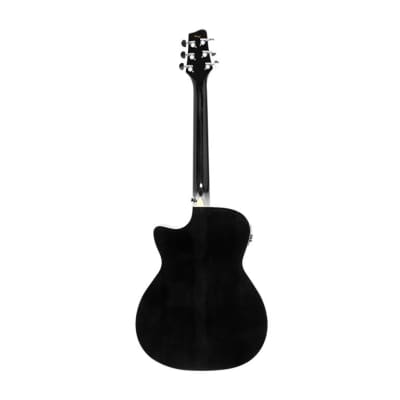 STAGG Cutaway acoustic-electric auditorium guitar black image 4