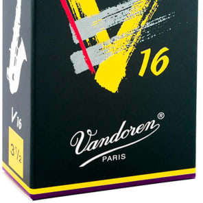Vandoren SR7035 V16 Alto Saxophone Reeds - Strength 3.5 (Box of 10)