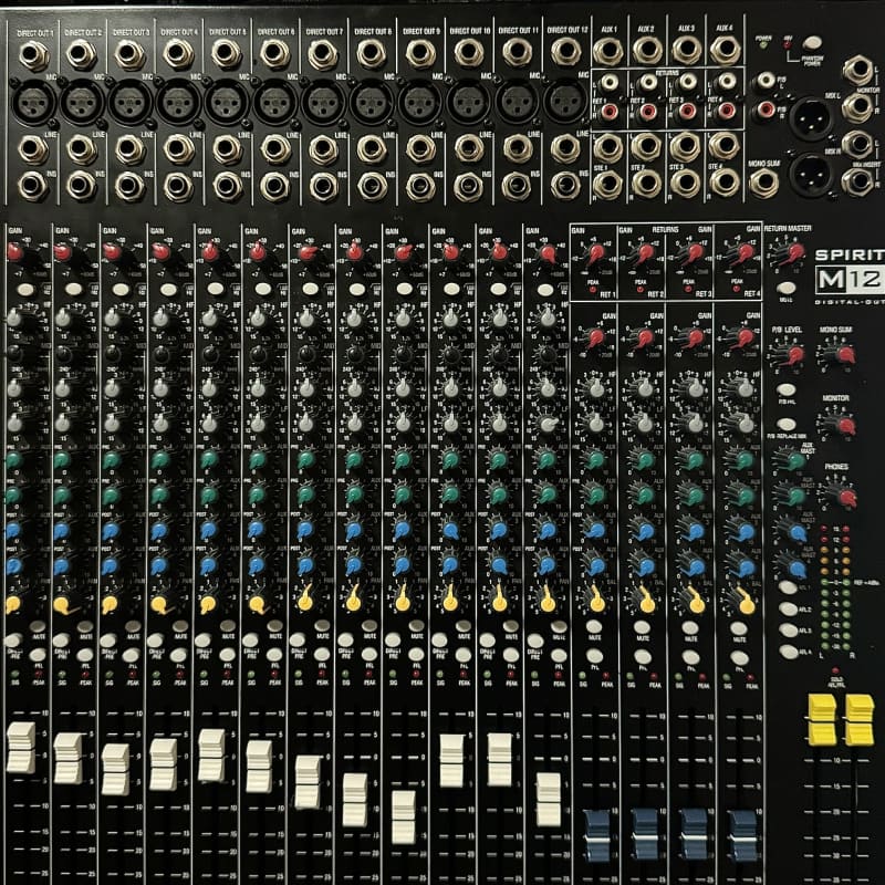 Soundcraft Spirit Studio 24 channel mixer with power supply. Great sounding  board. Everything works. | Reverb