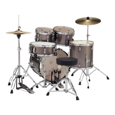 Pearl Roadshow 5 pc Set w/Hardware & Cymbals Bronze Metallic RS505C/C707 image 15