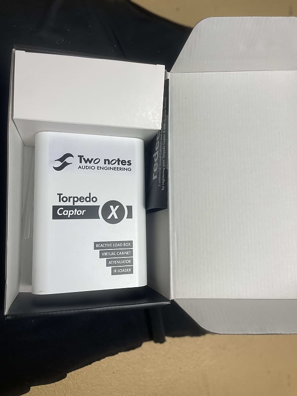 Two Notes Torpedo Captor X 8ohm Stereo Reactive Load Box / Attenuator 2020 - White image 1