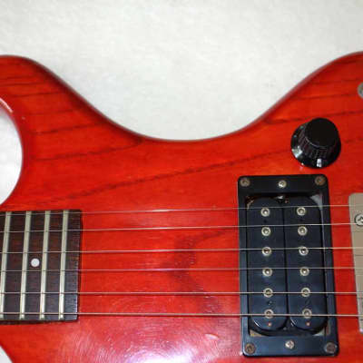 Vintage 1980s Quest by Vantage (Matsumoku MIJ) Mini Travel Guitar w/Custom USA Body, Coil-Splitting! image 15