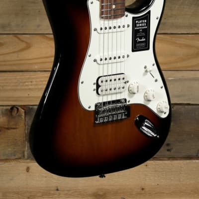 Fender Player Series Stratocaster HSS 3-Color Sunburst w/ Pau Ferro Fretboard image 1