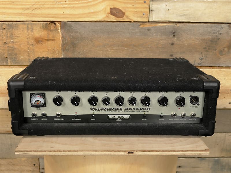 Behringer BX4500H Ultrabass Bass 450W Amplifier Head 