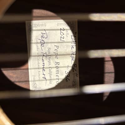 Pepe Romero Little Pepe B6 guilele - baritone guitar ukulele 2021 - French polish shellac image 16