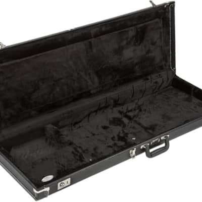 Fender Jaguar/Jazzmaster/Toronado/Jagmaster Multi-Fit Case, Black with Black Interior for sale