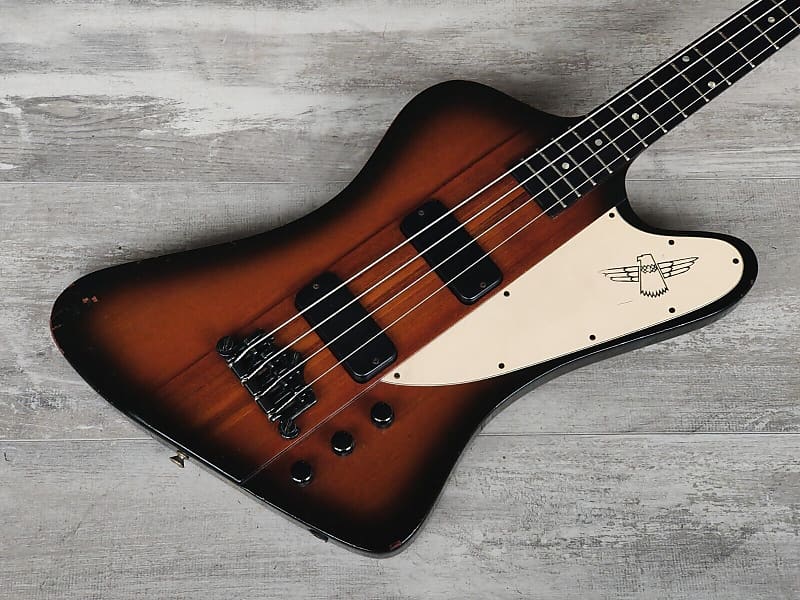 1990 Gibson USA Thunderbird IV Neckthrough Bass (Vintage Brown Sunburst) image 1