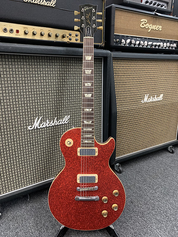 Gibson Les Paul Deluxe 70's - Red Sparkle | Reverb