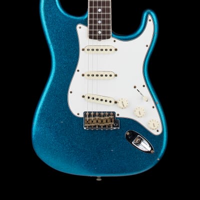 Fender Custom Shop Limited Edition '65 Stratocaster Journeyman Relic - Aged Blue Sparkle #62049 image 1