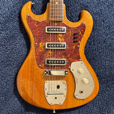 Kingston Kawai SD-30 / S3T "Hound Dog Taylor" Guitar - Bare Wood - 1964 image 4