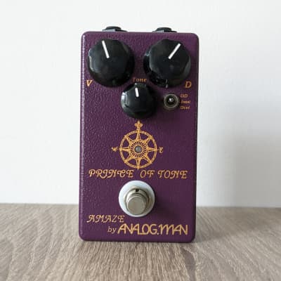 Analogman Prince Of Tone Overdrive Guitar Pedal for sale