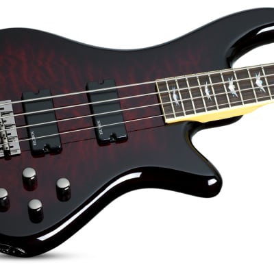 Schecter Stiletto Extreme 4 Black Cherry | Reverb