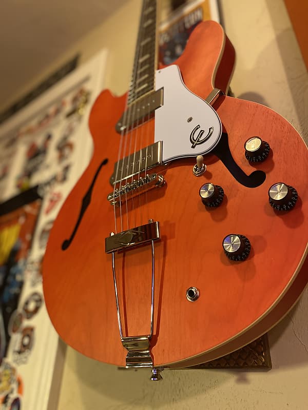 Epiphone Casino Worn Sunrise Orange (CME Exclusive) | Reverb