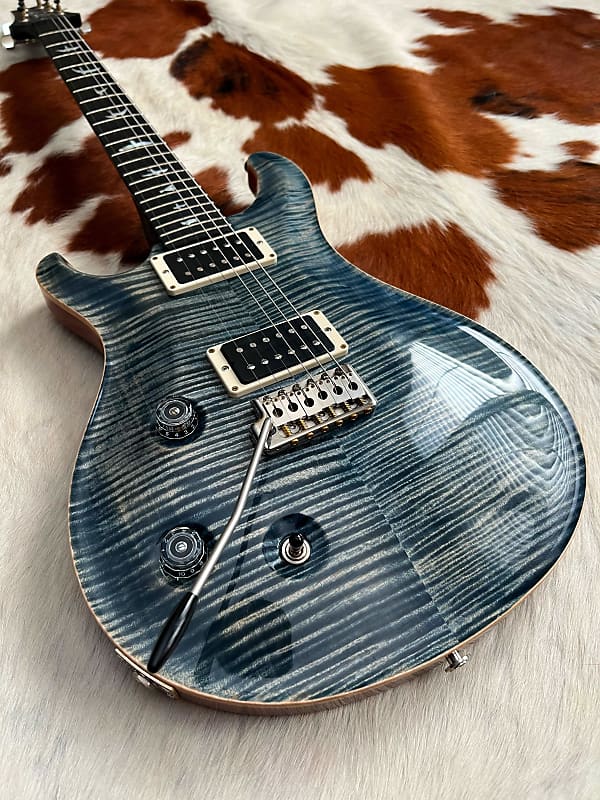 Left Handed PRS Custom 22 10 Top Wood Library Faded Whale