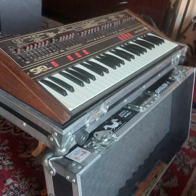 Siel Orchestra 2/Sequential Prelude + wooden sides + flight case 1983 (SERVICED) Rare image 20