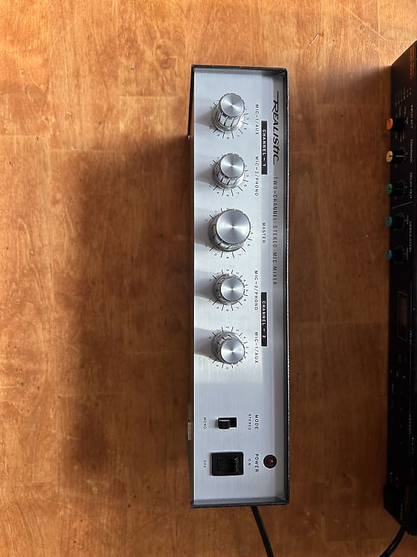 Realistic Two Channel Stereo Mixer Reverb