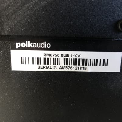 Polk Audio authentic RM6750 Subwoofer Home Audio Theater Audiophile HiFi Stereo Sub