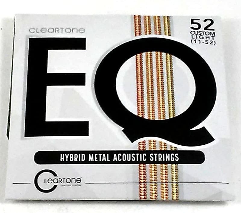 Cleartone Guitar Strings EQ Acoustic Hybrid Metal Blend Custom Light 11-52 image 1