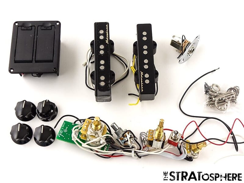 Fender Player Plus Jazz Bass PICKUPS POTS KNOBS SET, Bass Reverb