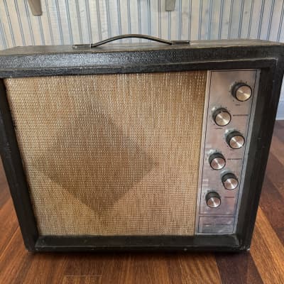 Silvertone 1482 1x12 Guitar Combo 1960s - Black image 2