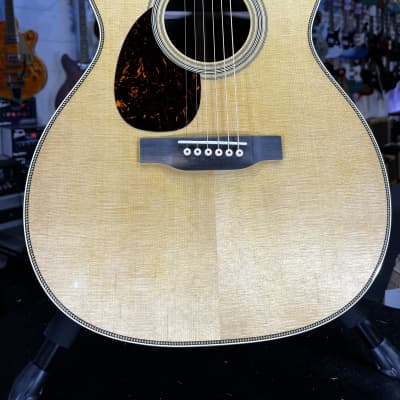Martin OM-28 Left Handed Acoustic Guitar - Natural with Rosewood Authorized Dealer! 779 GET PLEK’D! image 5