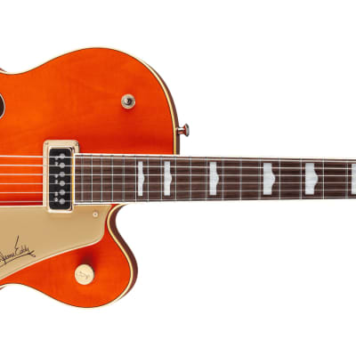 GRETSCH - G6120DE Duane Eddy Signature Hollow Body with Bigsby  Rosewood Fingerboard  Desert Sunrise  Lacquer - 2401264822 for sale