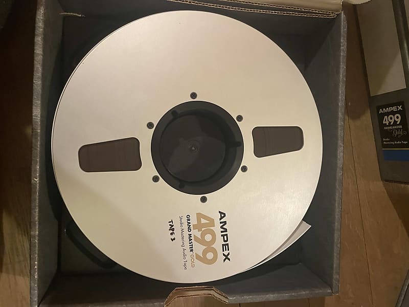  NEW 1/4 Ampex 499 Grand Master Gold Studio