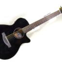 Ibanez AEG5012 - String Acoustic Electric Guitar Black Gloss Finish - Pro Setup