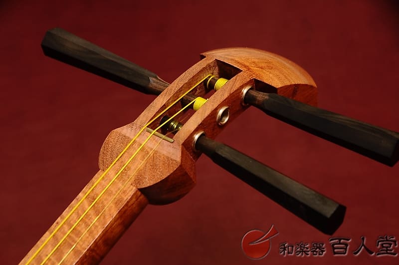 地歌三味線 花梨トチ模様入り 【百人堂】 Japanese String Instrument / Koto / | Reverb