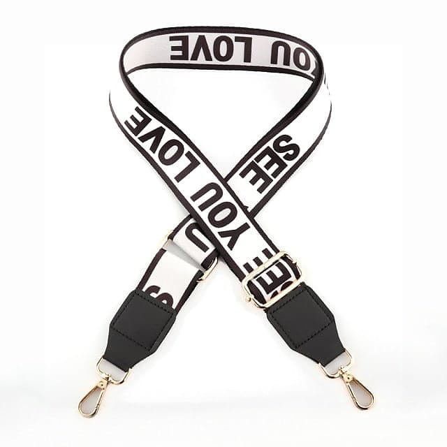 Guitar Strap | Handbag Strap - JD-PB-013-White / Bright